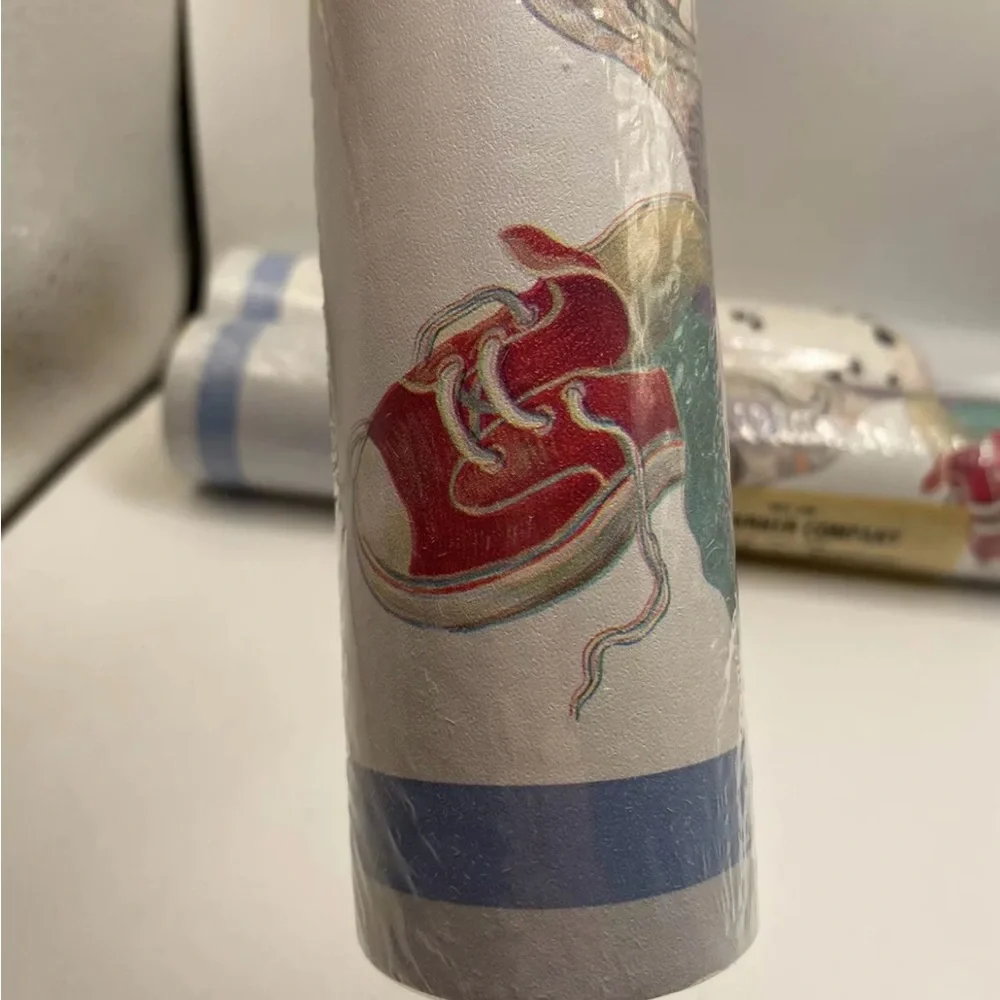 Lot 4 Warner Co. Vtg. Wallpaper Border Rolls Cats & Puppy Baby Nursery Kids Room